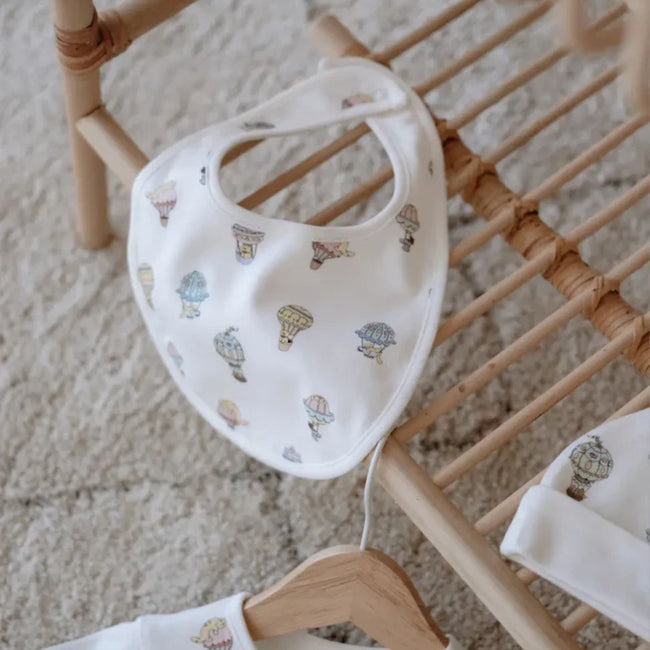 3-Piece Newborn Set - Cappadocia - newborn hat detail in Atelier Babbi Cappadocia print