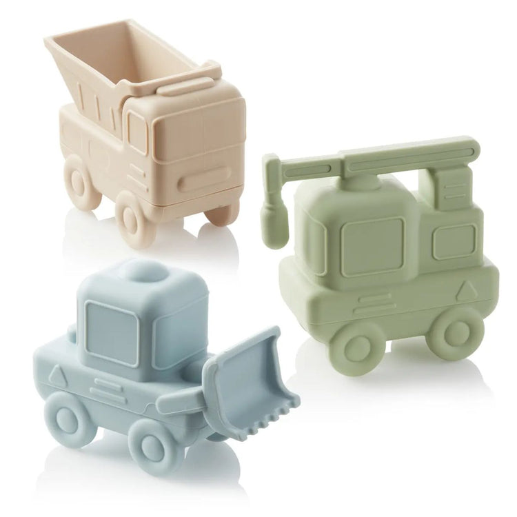 Construction Vehicles Bath Play Set of 3 featuring construction vehicle toys for kids bath time