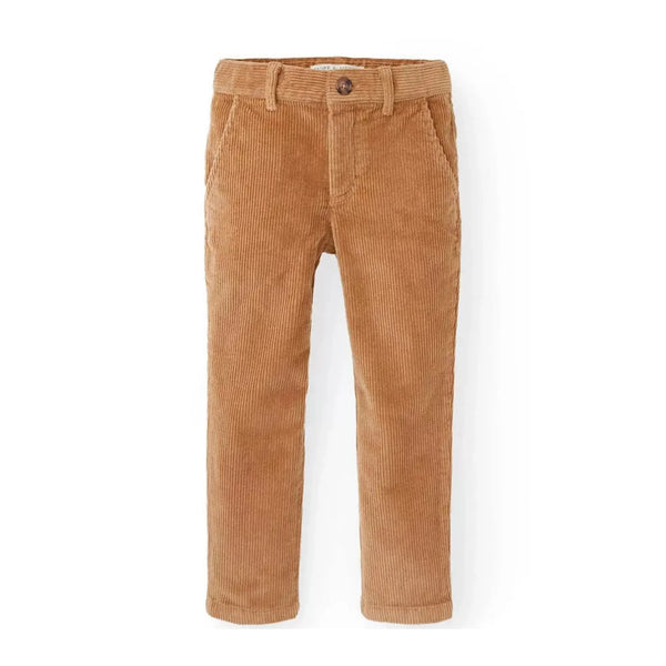 Corduroy Pant - Medium Brown (Organic Cotton) -hope and henry
