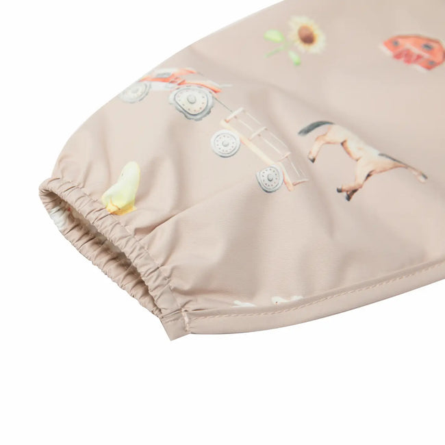Smock Bib For Baby & Toddler Long Sleeve (Farm) sleeve Baby & Toddler Long Sleeve Smock Bib (Farm)