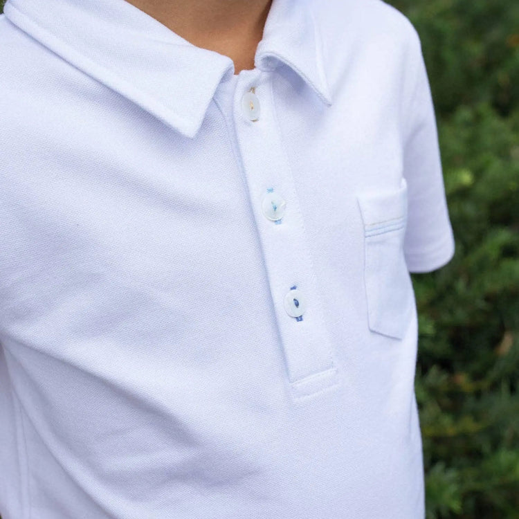Durable Towns Collared Shirt Set outfit for a toddler boy.