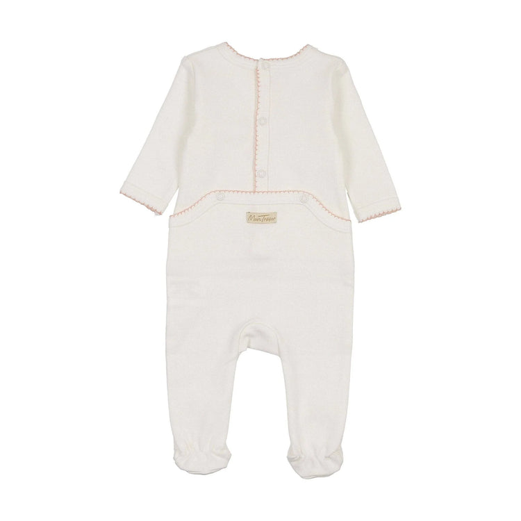 
                    
                      Heirloom Blossom Footie & Hat Set Ivory & Pink - Olive Sprout Kids
                    
                  