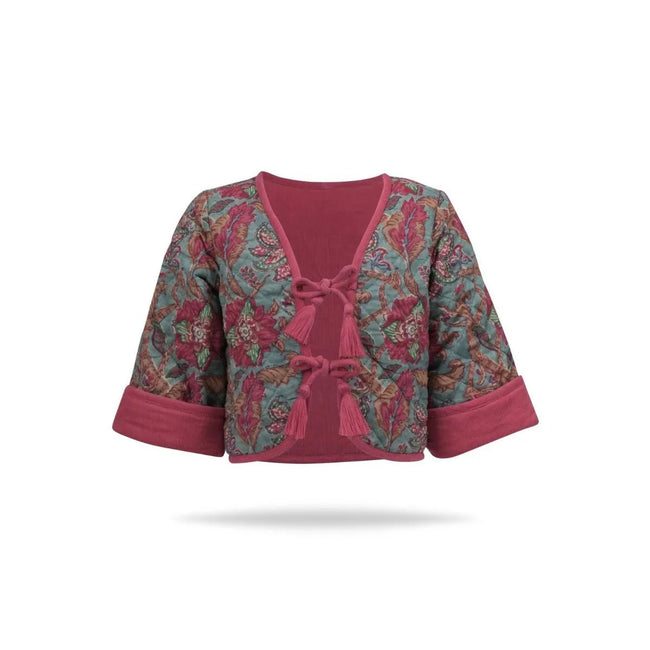 Jill Reversible Quilted Jacket - Olive Sprout Kids