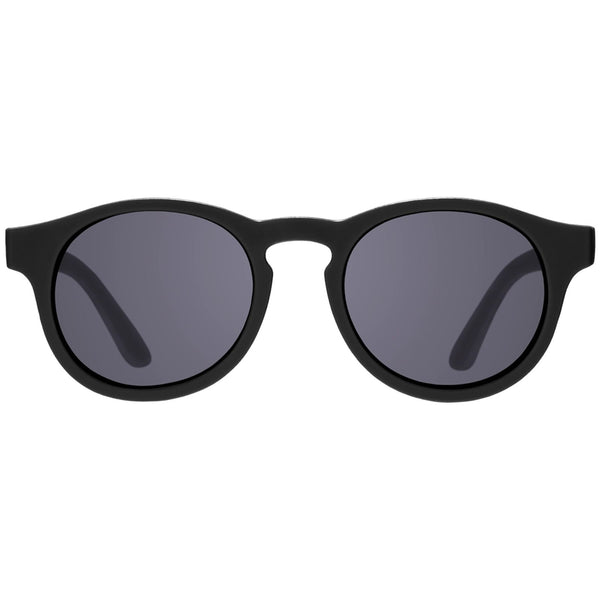 Jet Black Keyhole Kids and Baby Sunglasses