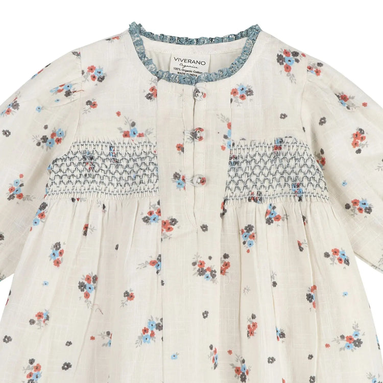 
                    
                      Smocked Floral Organic Cotton Baby Dress & Bloomer | Olive Sprout Kids
                    
                  