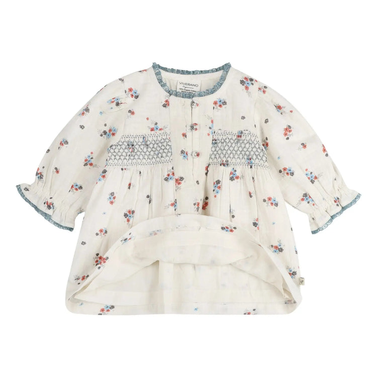 
                    
                      Smocked Floral Organic Cotton Baby Dress & Bloomer | Olive Sprout Kids
                    
                  