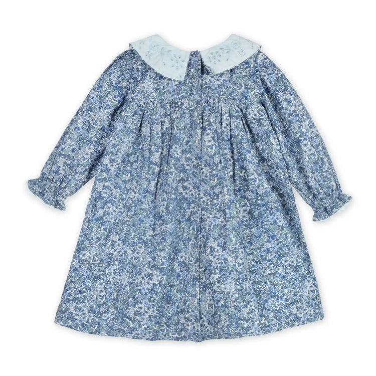 
                    
                      Embroidered Collar Organic Cotton Girls Dress
                    
                  