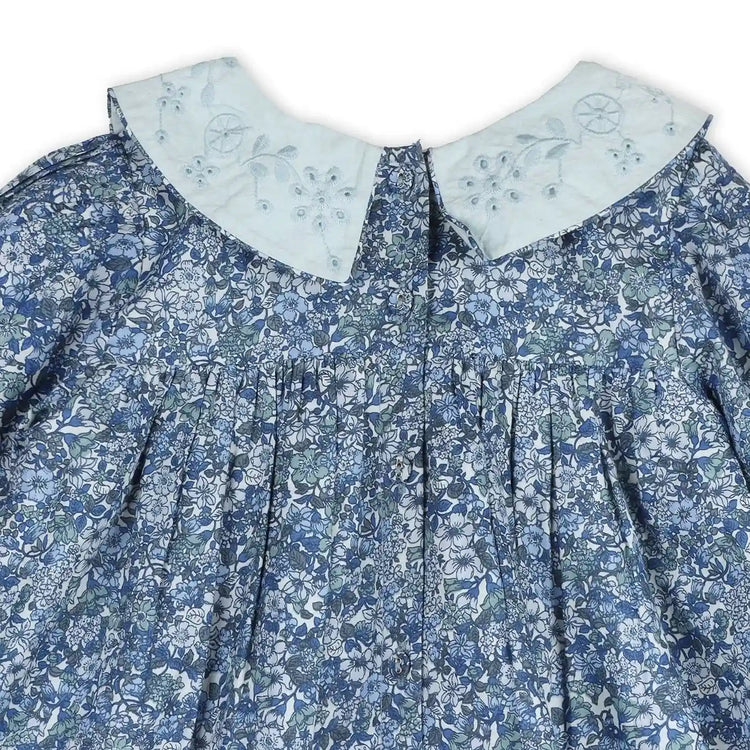 
                    
                      Embroidered Collar Organic Cotton Girls Dress
                    
                  