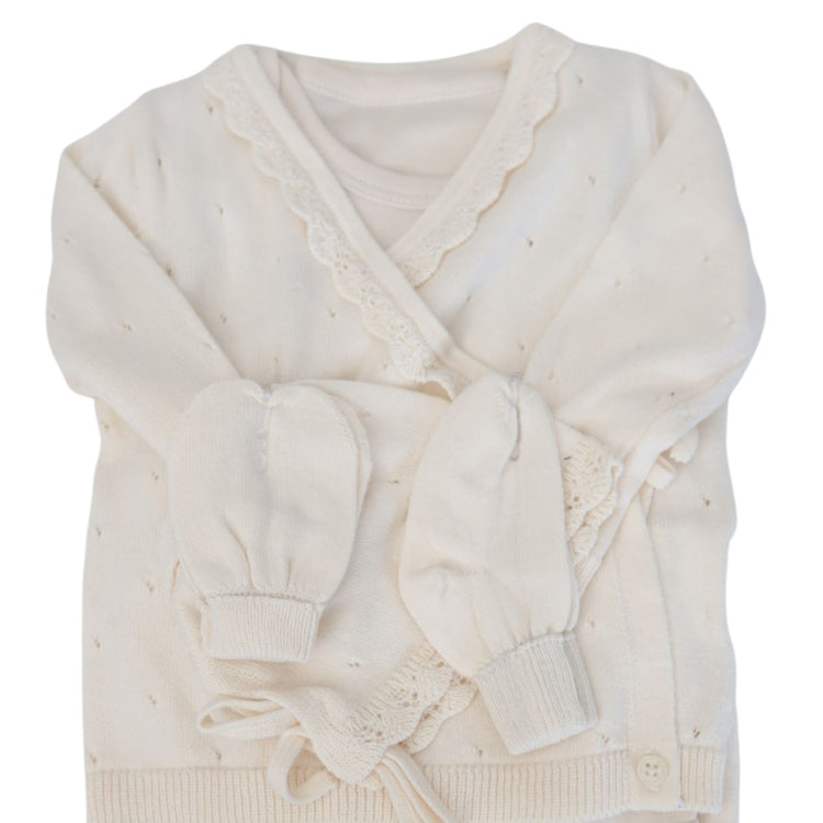 
                    
                      Kimono-Style Baby Knit Gift Set (6 Piece) Organic Cotton
                    
                  
