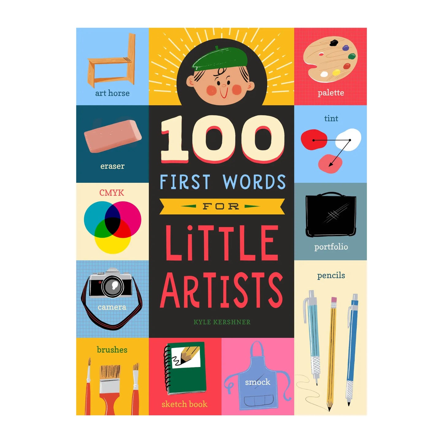 100 First Words for Little Artists | Board Book - Olive Sprout Kids