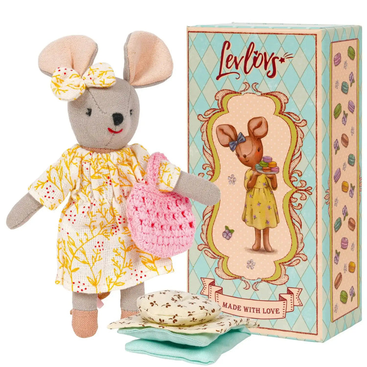 
                    
                      Mouse and Macaroons Linen Mouse Doll | LEVLOVS | Olive Sprout Kids
                    
                  