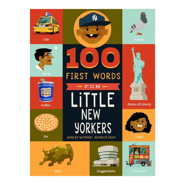 100 First Words For Little New Yorkers Board Book - Olive Sprout Kids
