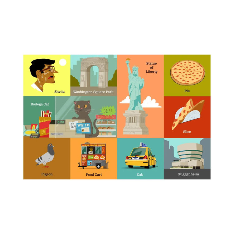 100 First Words For Little New Yorkers Board Book - Olive Sprout Kids