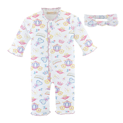 Once Upon a Time Coverall with Ruffles & Headband