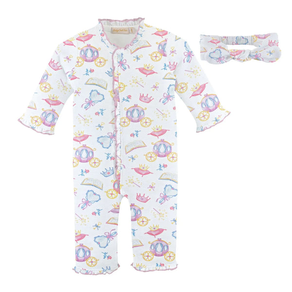Once Upon a Time Coverall with Ruffles & Headband