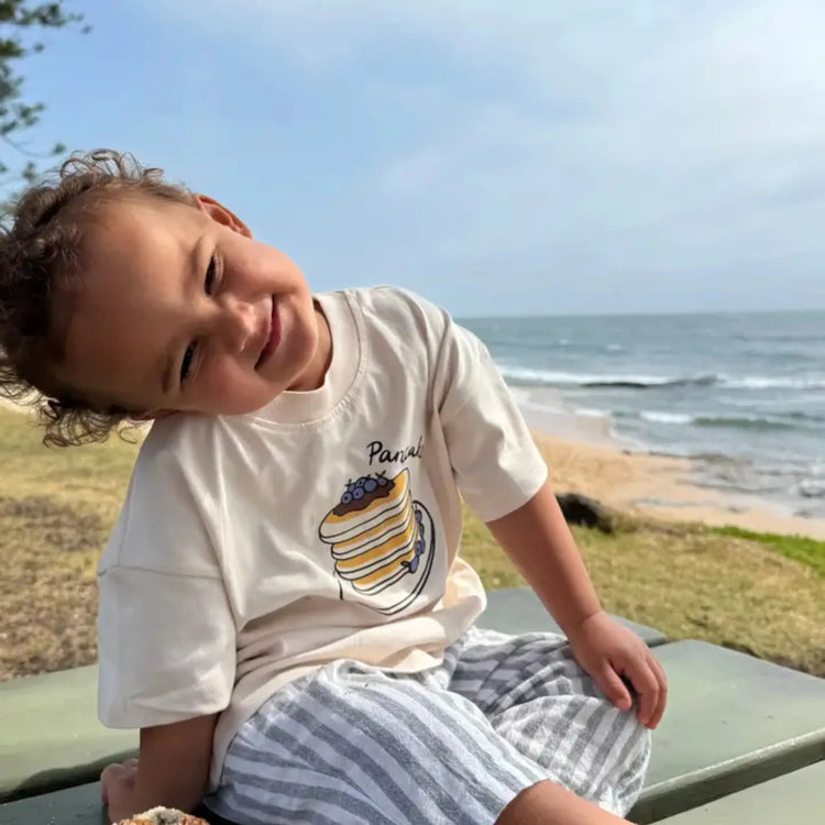 Pancake Stack Tee (Organic Cotton) - Olive Sprout Kids
