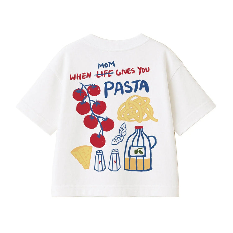 When Mom Gives You Pasta Tee (Organic Cotton) - Olive Sprout Kids