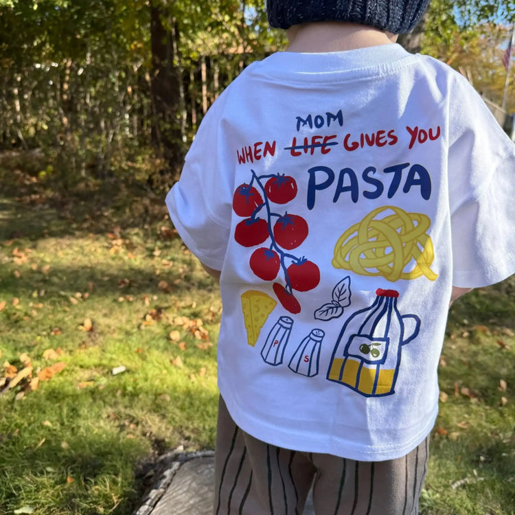 When Mom Gives You Pasta Tee (Organic Cotton) - Olive Sprout Kids