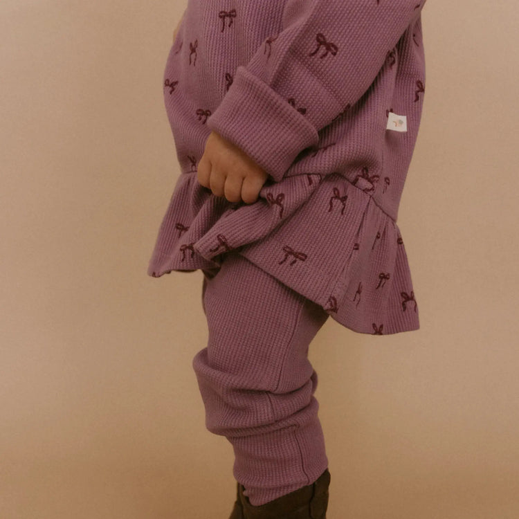 Peplum Top & Leggings Set (Organic Cotton) baby girl 