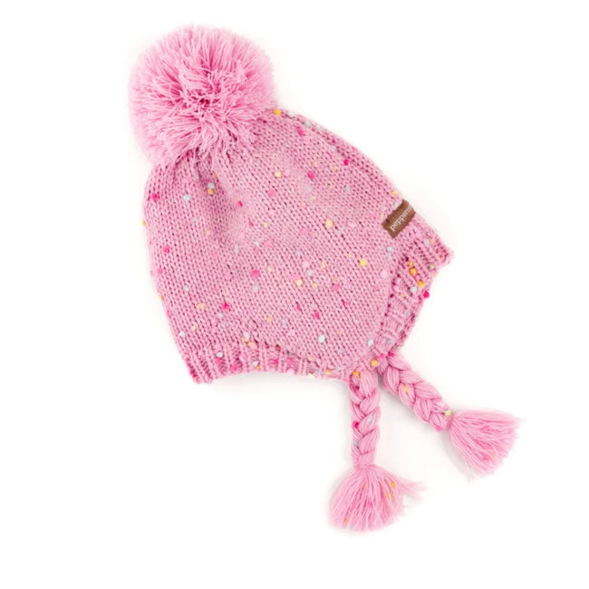 Pink Confetti Cutie Hat baby toddler girls hat winter