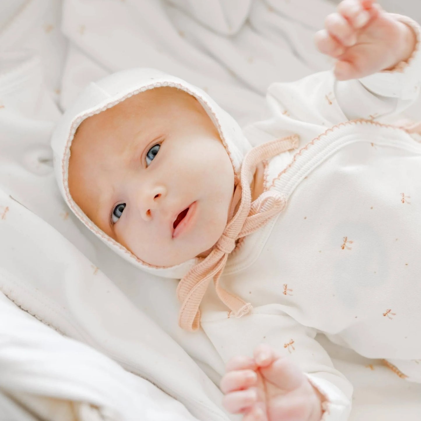 Pink Bow Wrap Layette Set - Olive Sprout Kids