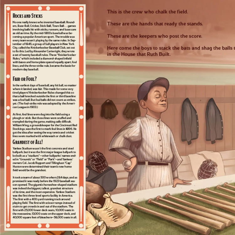 The House That Ruth Built shown as a children’s book about family and belonging