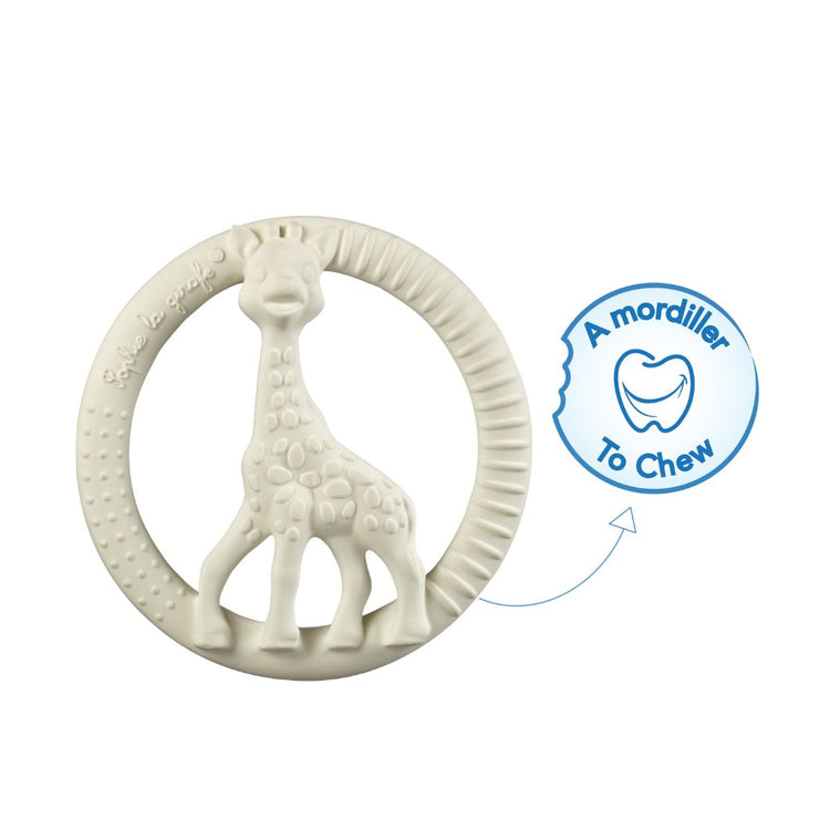 So’Pure Circle Teether shown as a simple infant teether for soothing gums
