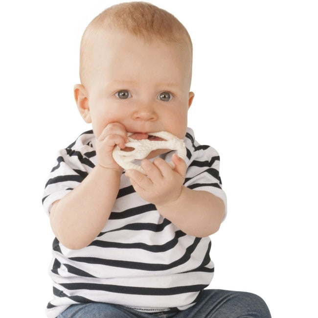 So’Pure Circle Teether styled as an infant teething toy for babies