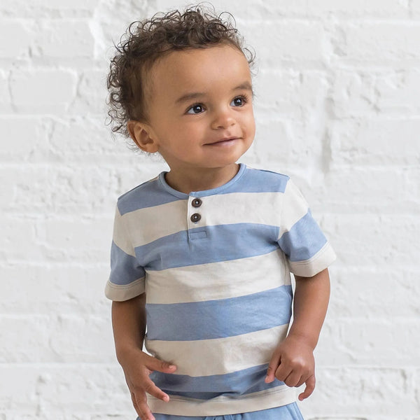 Reef Short Sleeve Henley (Organic Cotton) toddler boy