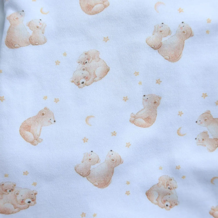 
                    
                      Teddy bear print newborn gown, blanket & hat gift set | Olive Sprout Kids
                    
                  