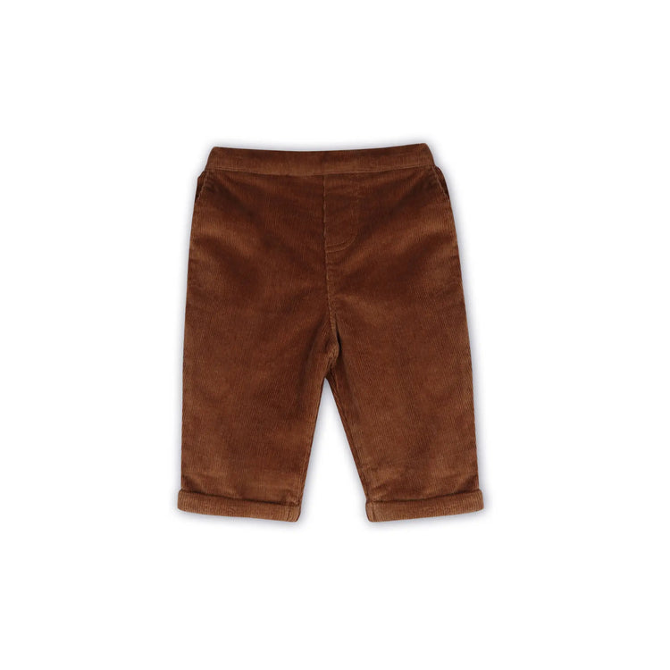 Positano Linen Shirt & Corduroy Pants (Organic) - Olive Sprout Kids