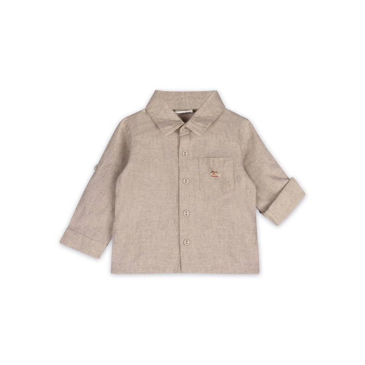 Positano Linen Shirt & Corduroy Pants (Organic) - Olive Sprout Kids