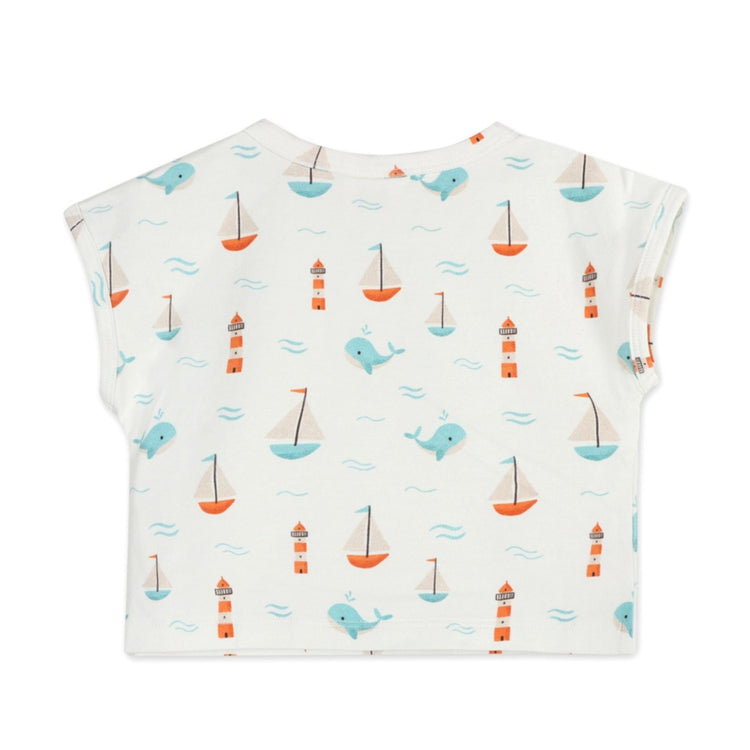 
                    
                      Breathable Sailboat Whales Baby Tee & Shorts Set (Organic) ethically made in India.
                    
                  